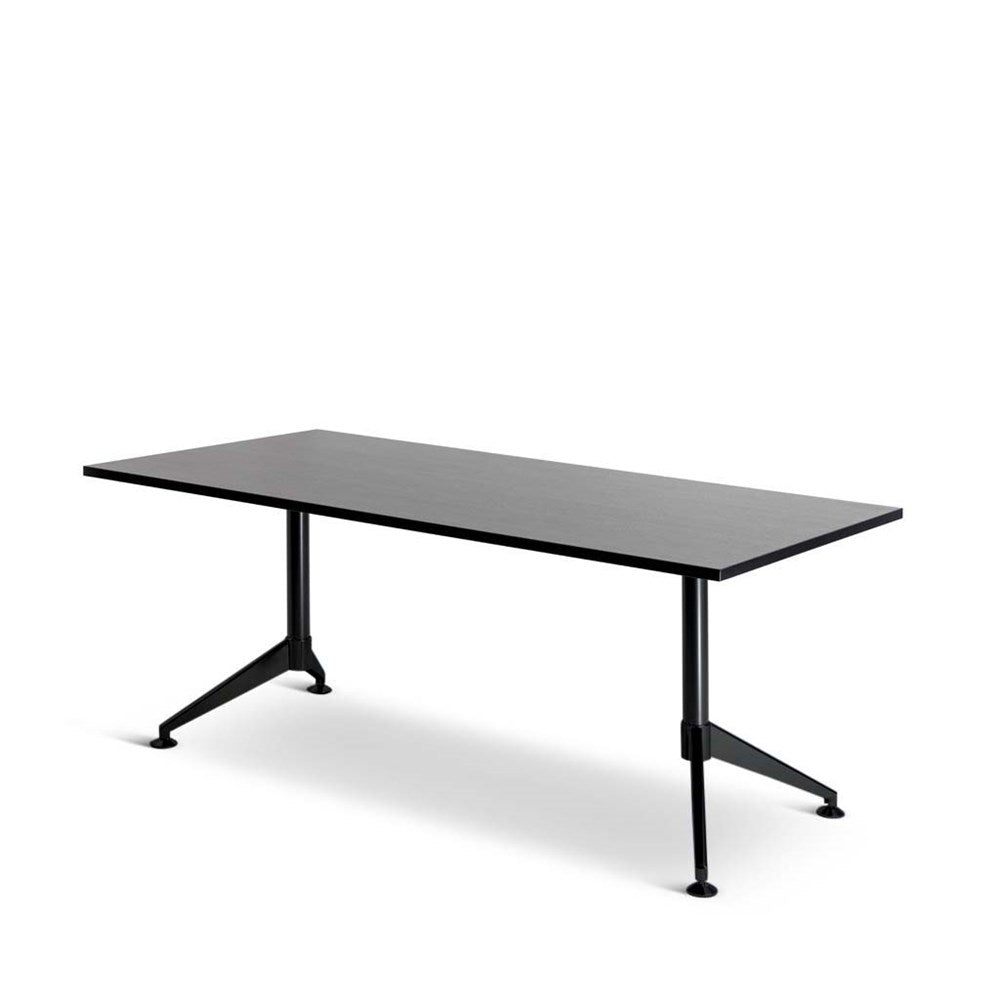 black conference table