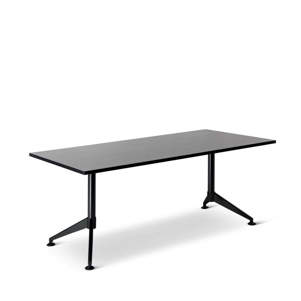 black conference table