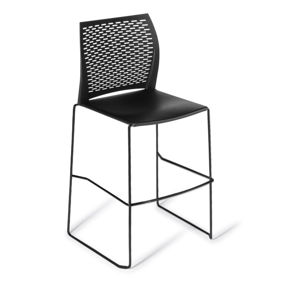 all black bar stool
