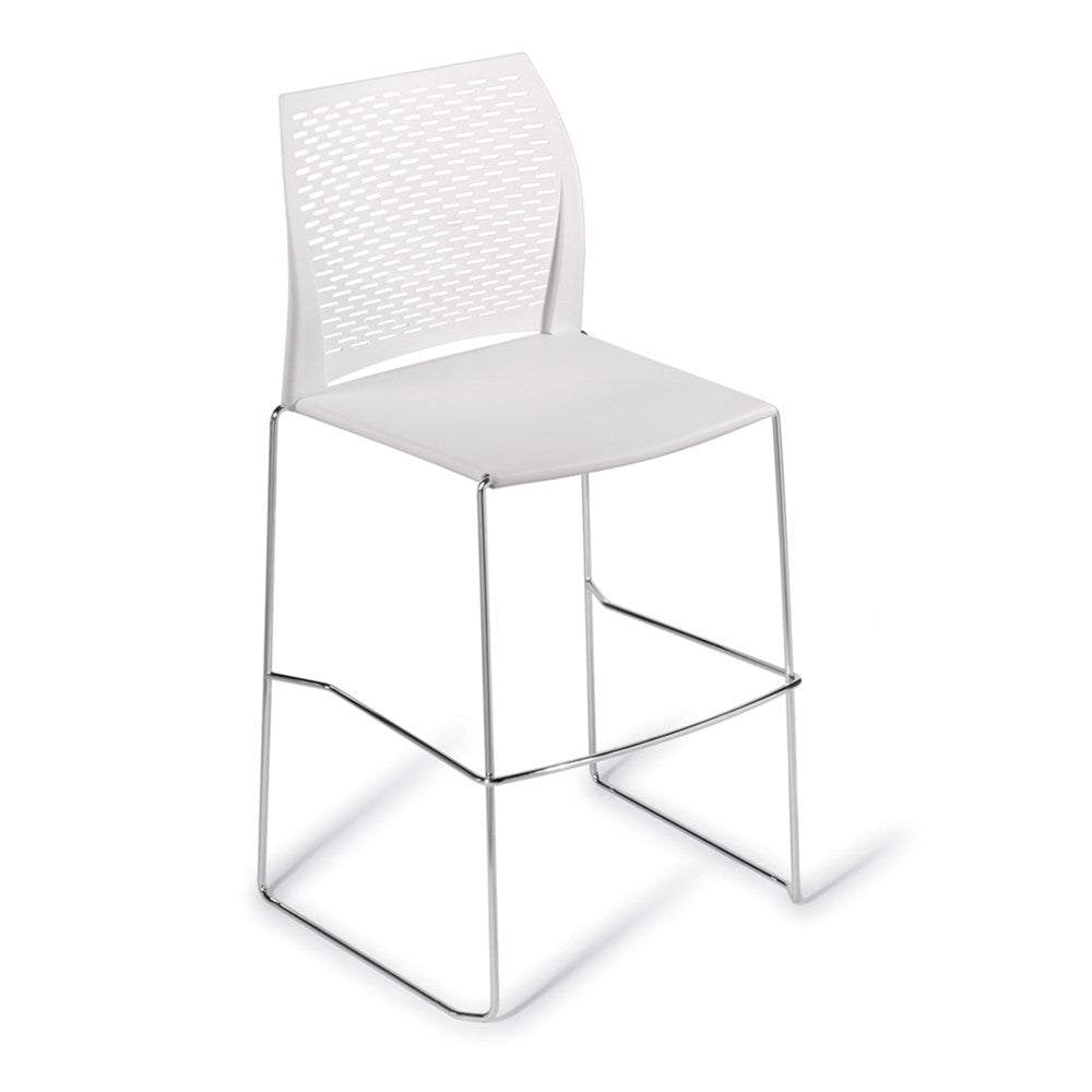 white bar stool