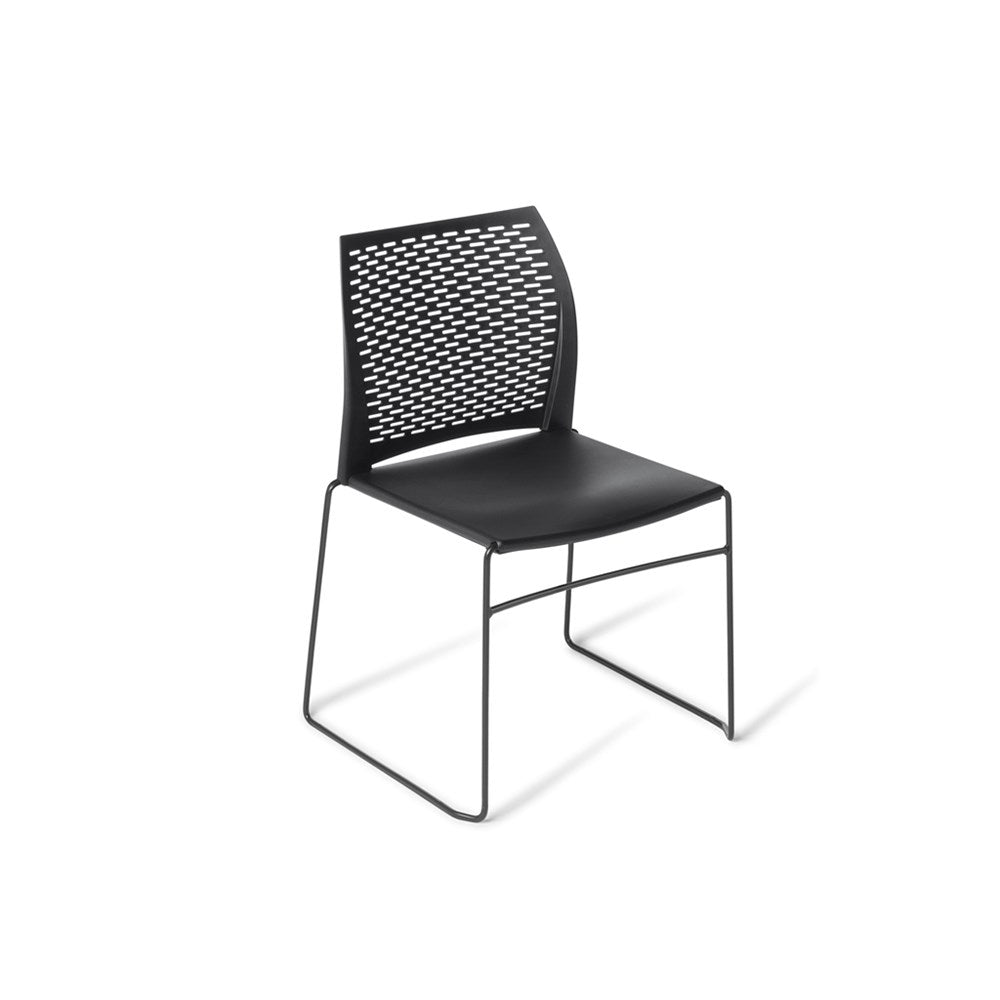 mesh back cafe chair