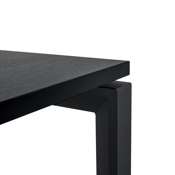 black meeting table
