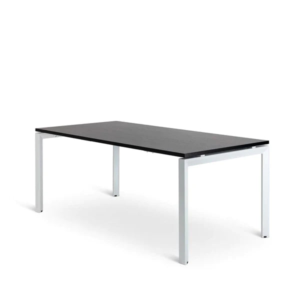 black and white table