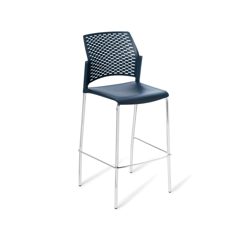 chrome frame bar stool