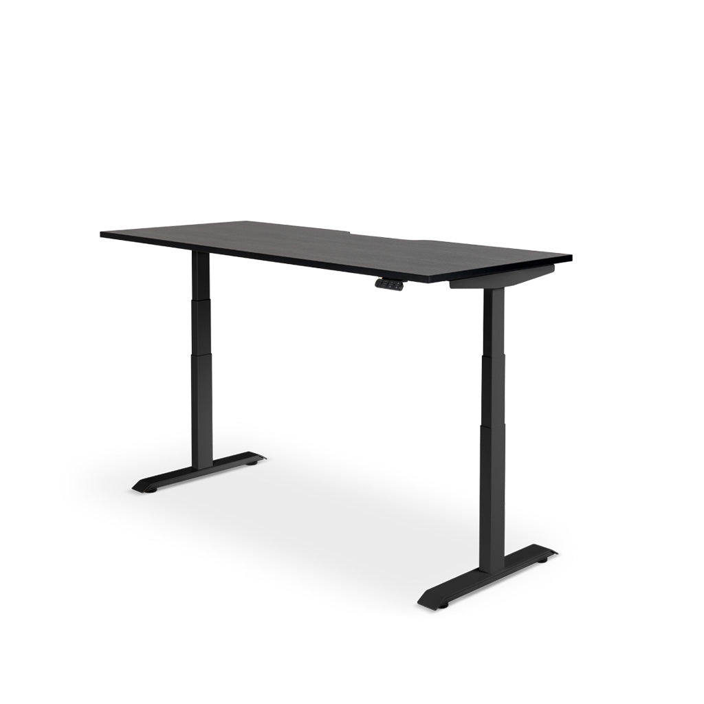 black desk