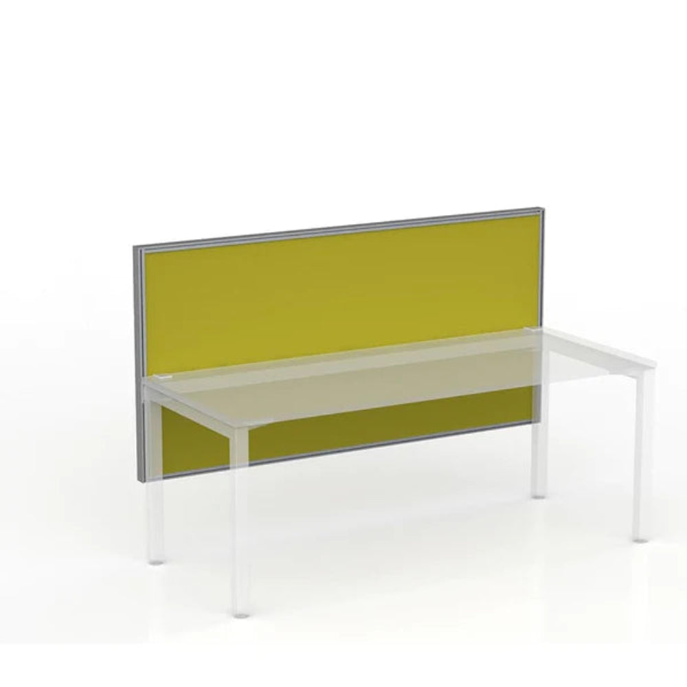 silver frame desk screen