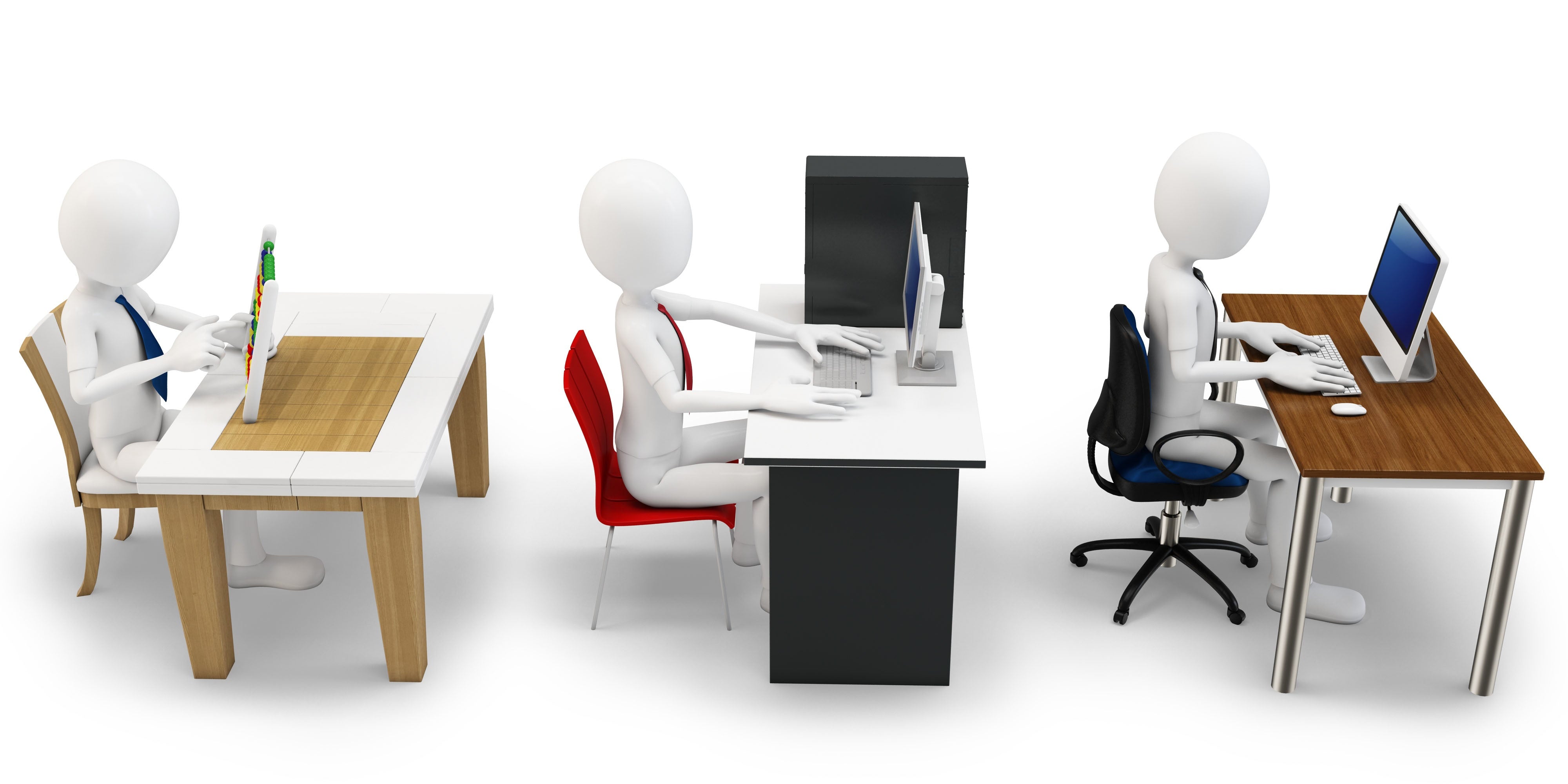 3-D office chair evolution
