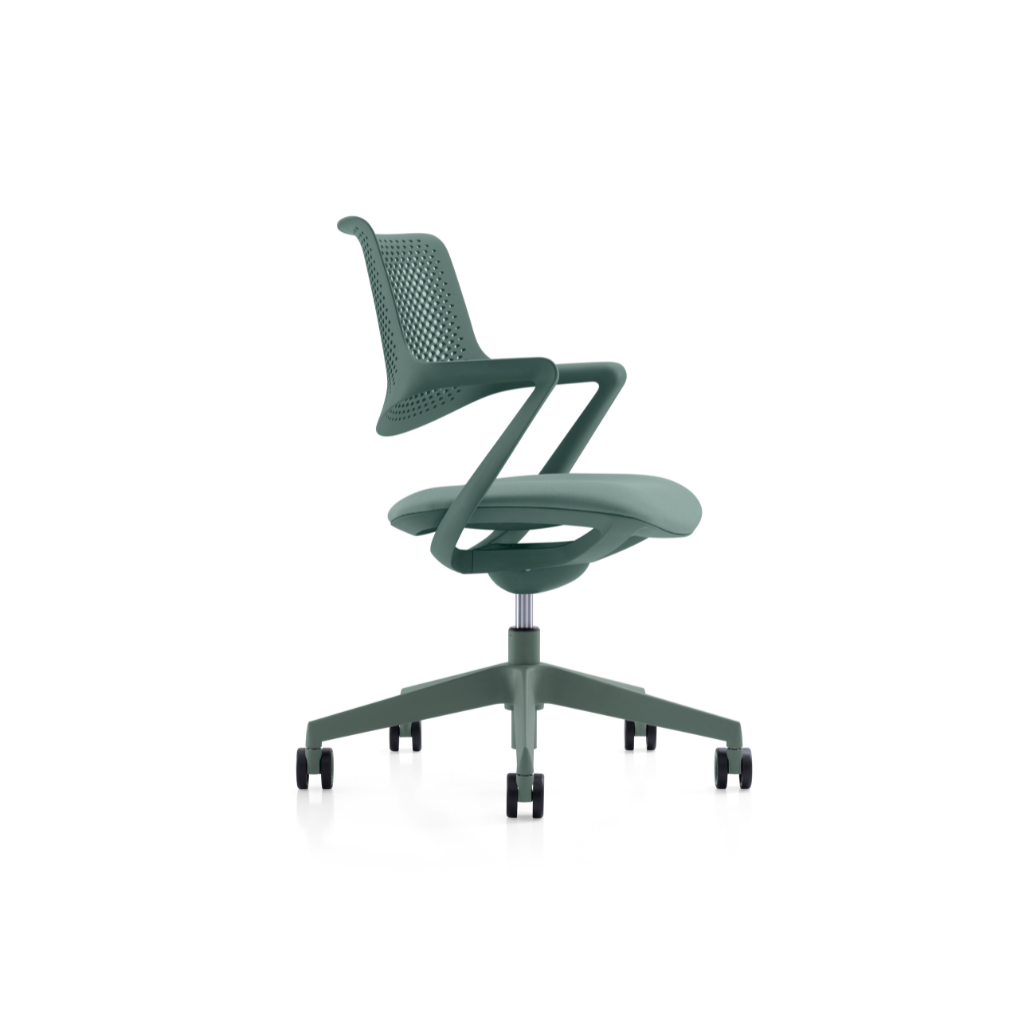 pale teal home office chair