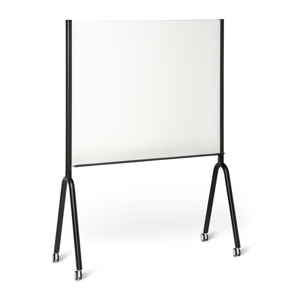 mobile whiteboard with wheels