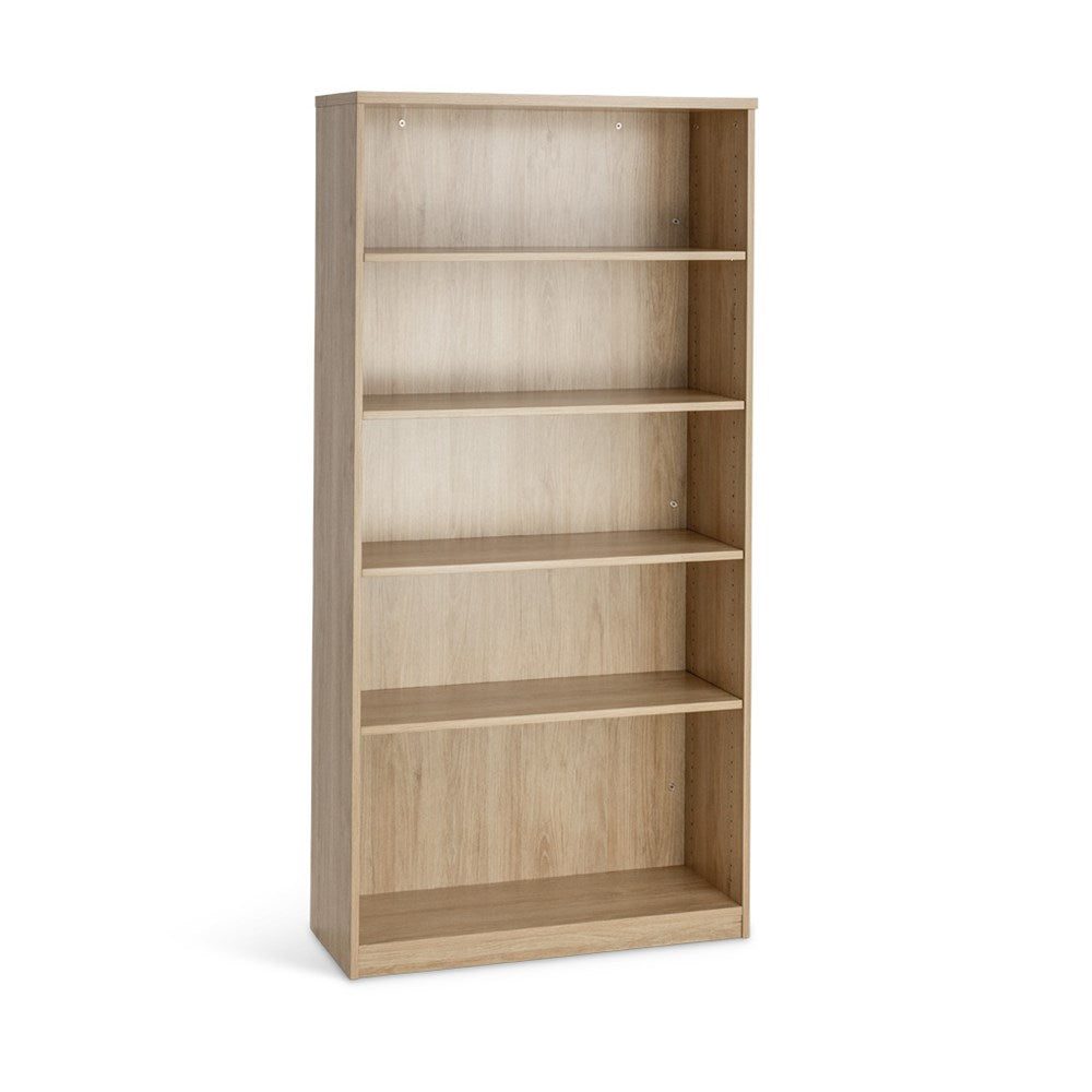 wooden bookcase with four shelves