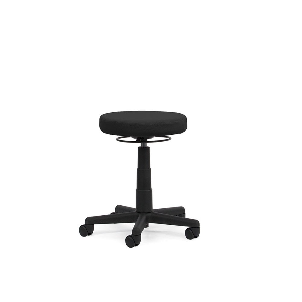 adjustable office stool with wheels