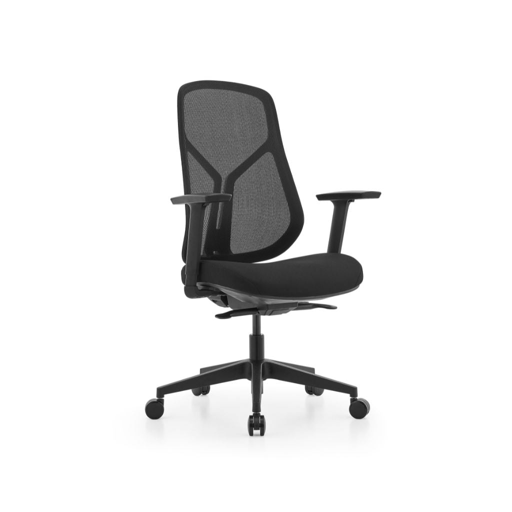task chair with arms black