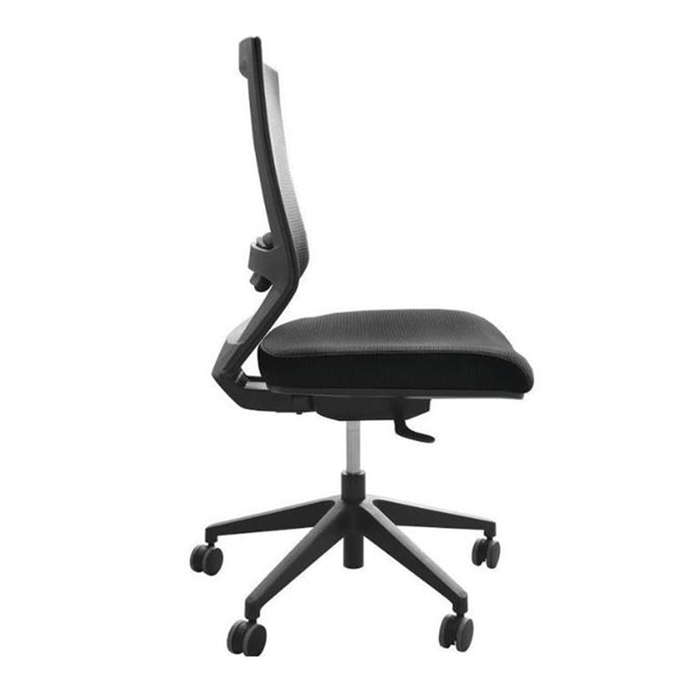 office chair black seat slide