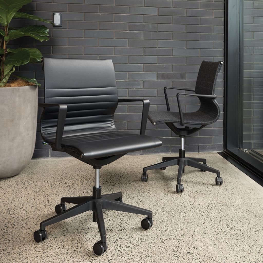 black chair