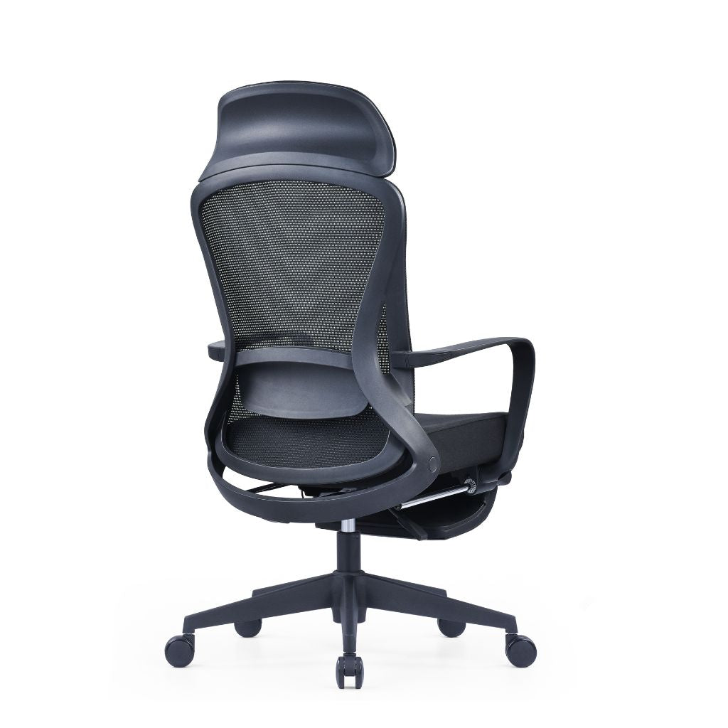 task chair black relaxing