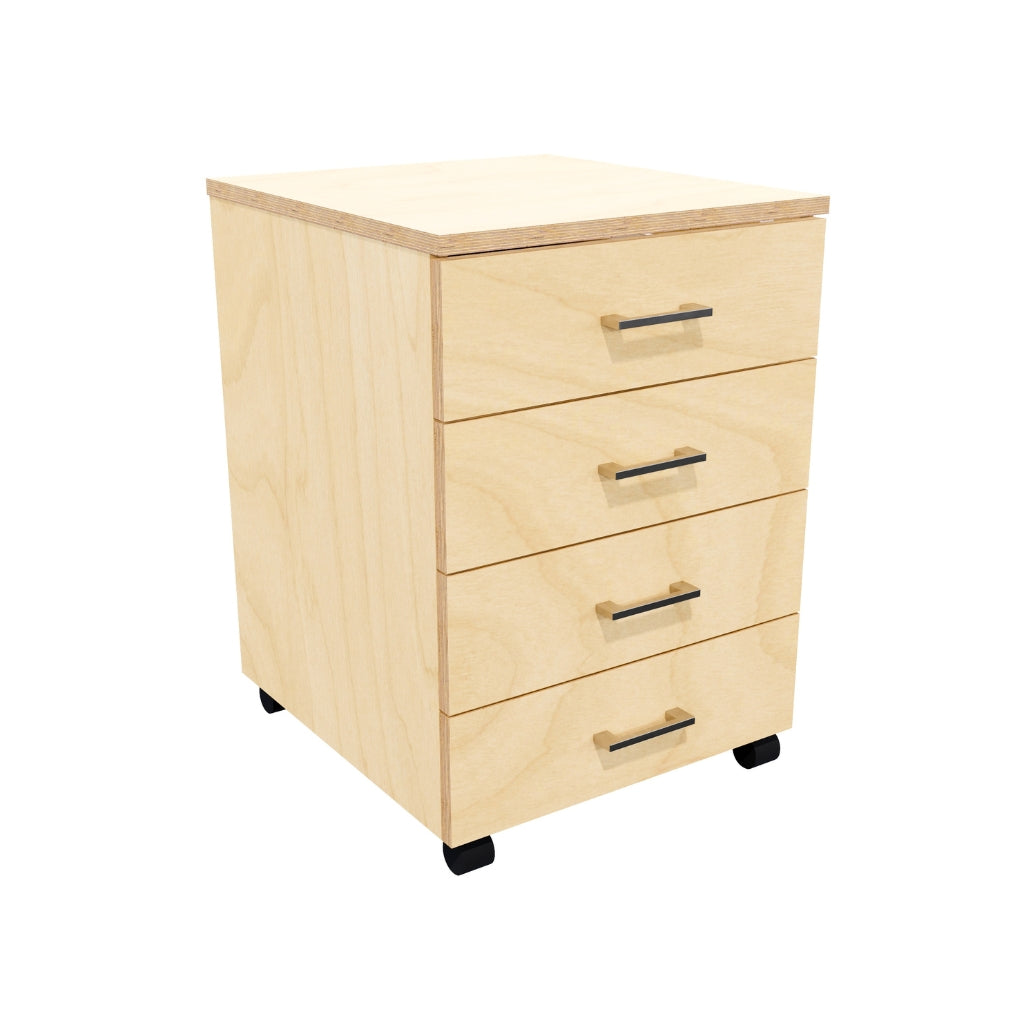 Forme 4-Drawer Mobile Drawer Unit  – Customisable Colours