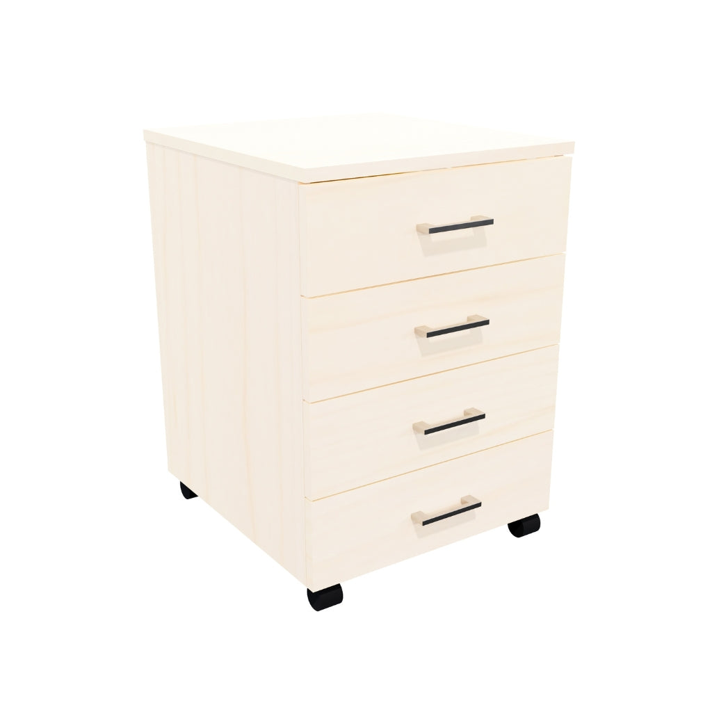 Forme 4-Drawer Mobile Drawer Unit  – Customisable Colours