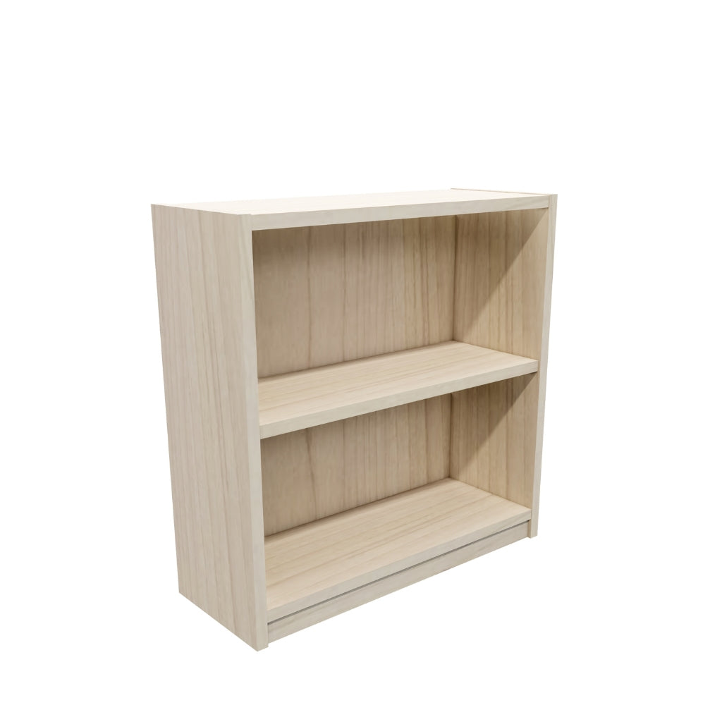 short bookcase light wood