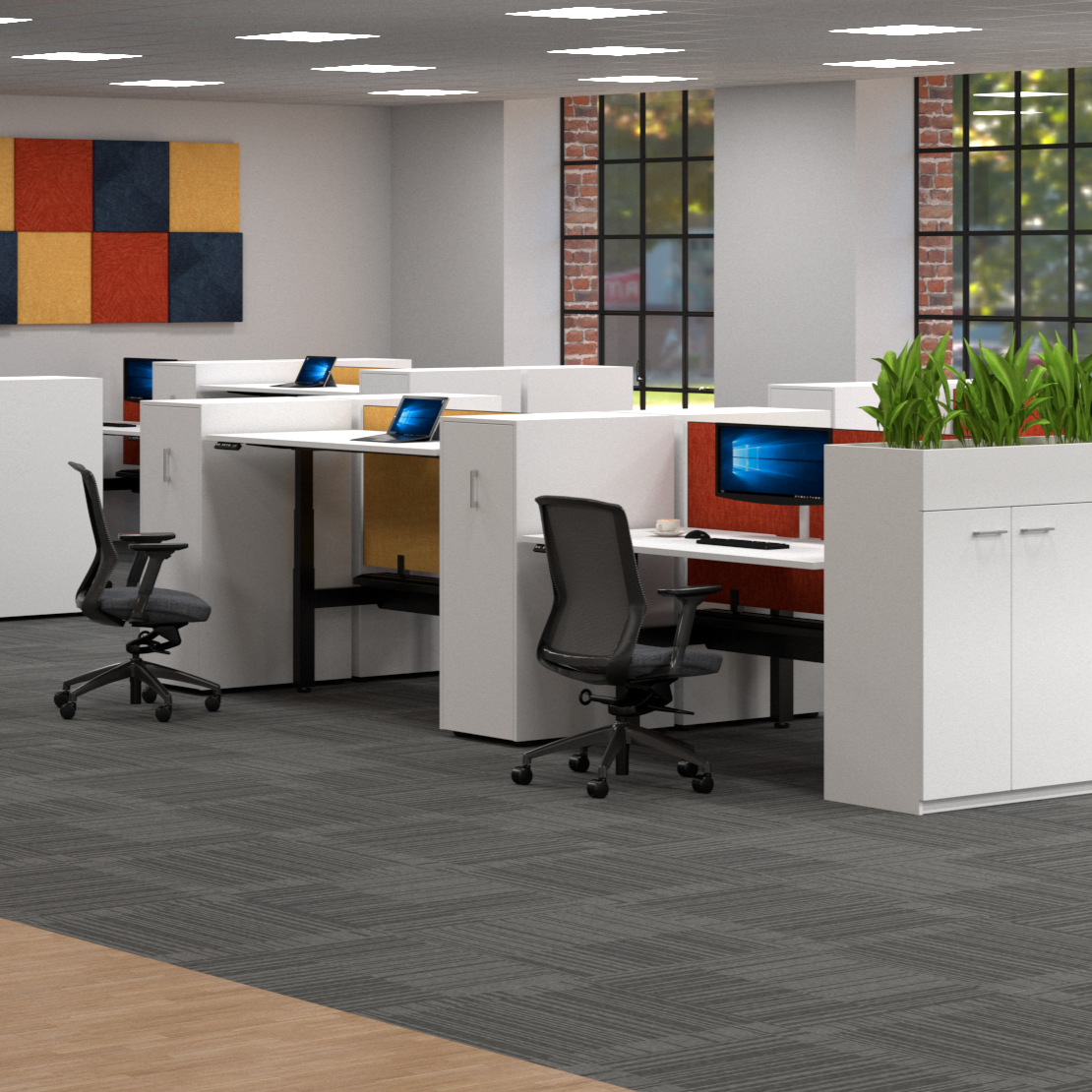 Mascot Pull-Out Office Storage Unit