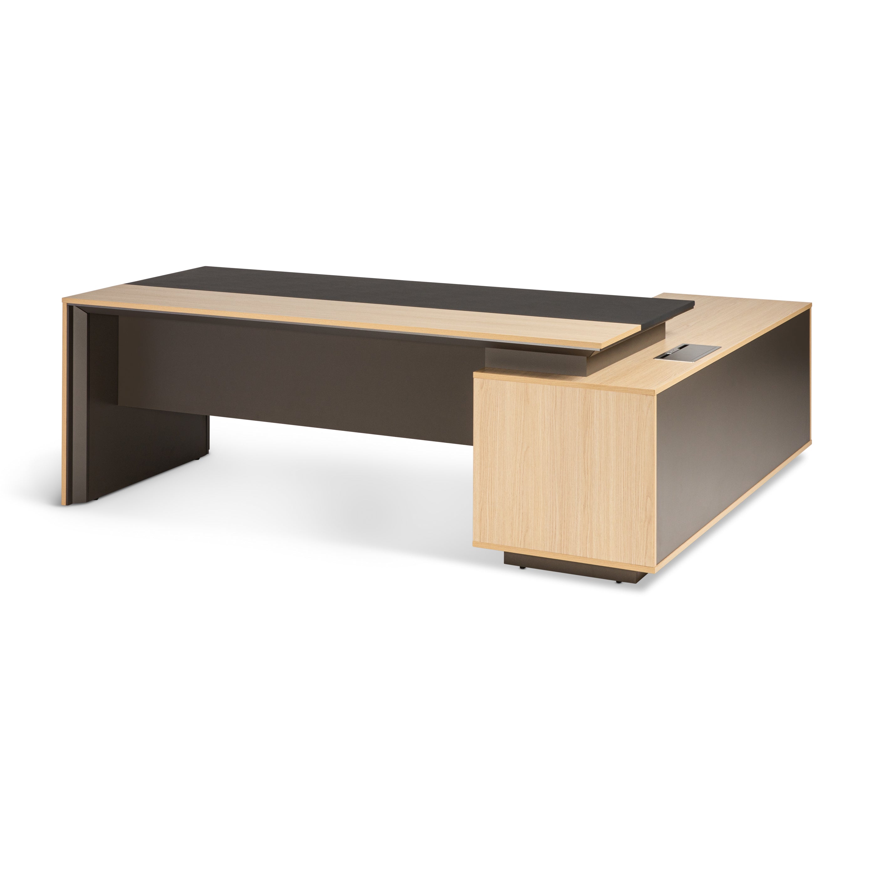 Mobel Maxim Executive Desk with Side Cabinet
