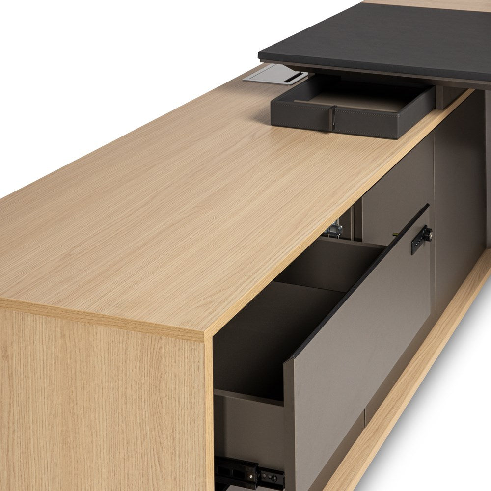 executive desk storage