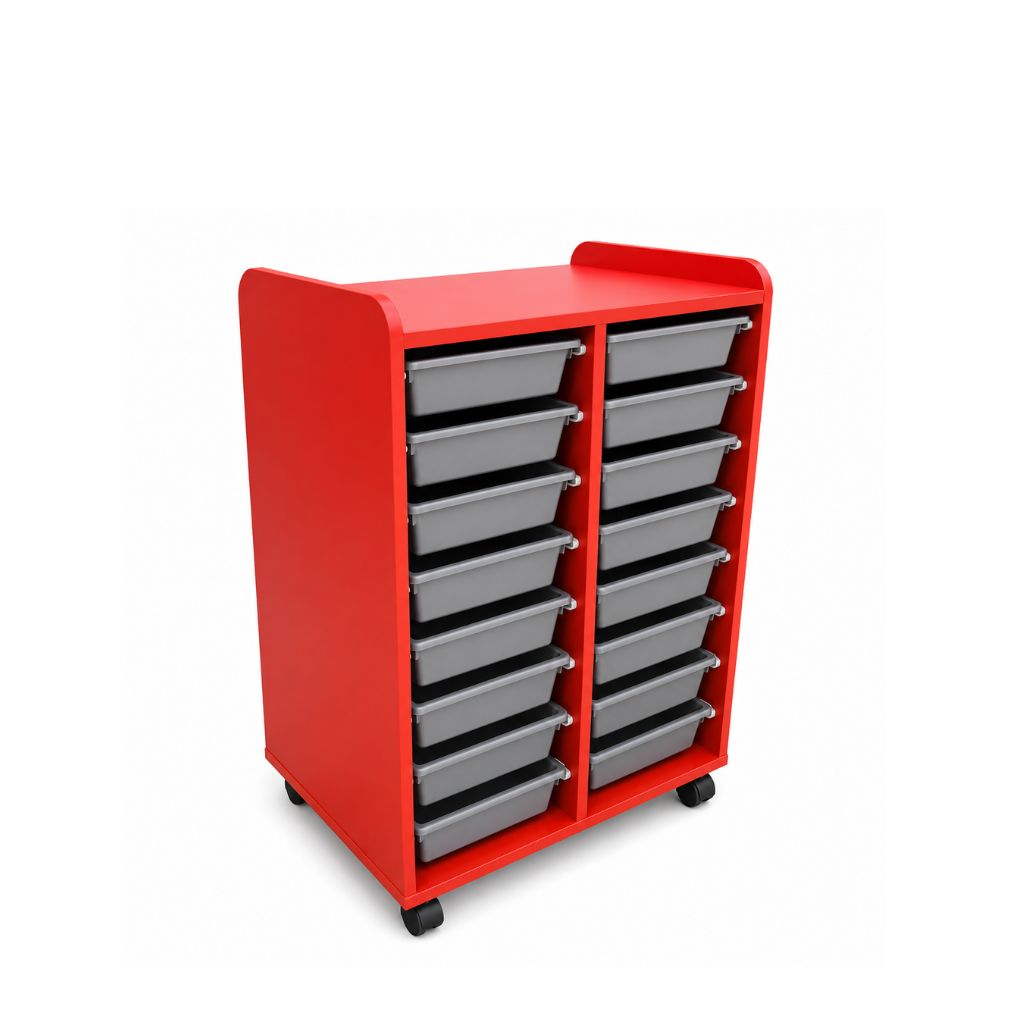 Mobile Tote Storage Cabinet