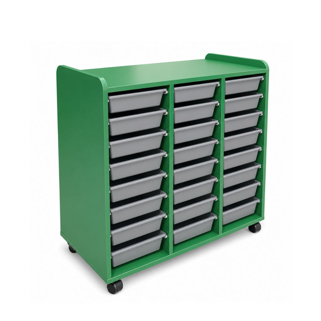 Mobile Tote Storage Cabinet