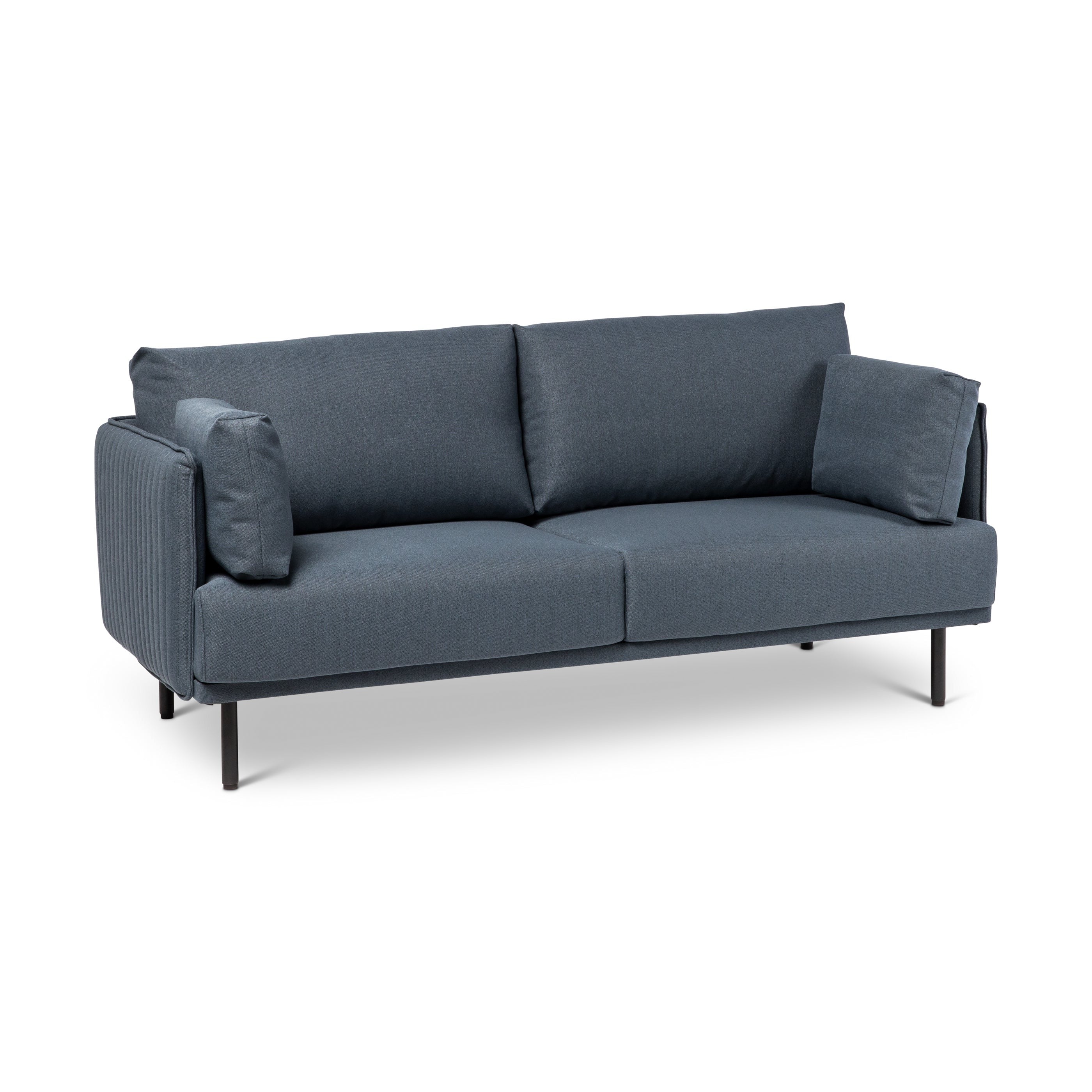 soft blue 2.5 seater sofa