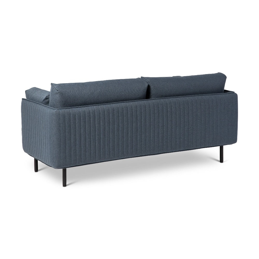 dusky blue 2.5 modern sofa