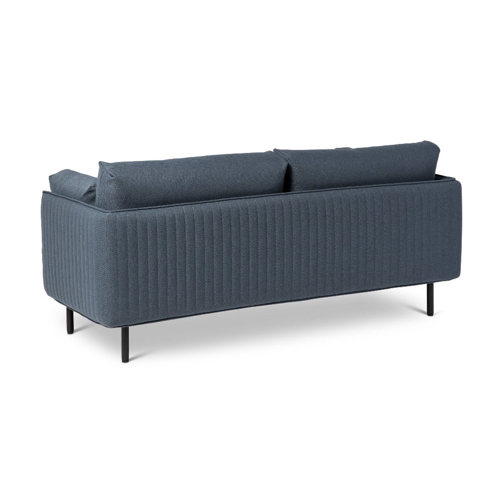 blue 2.5 modern couch
