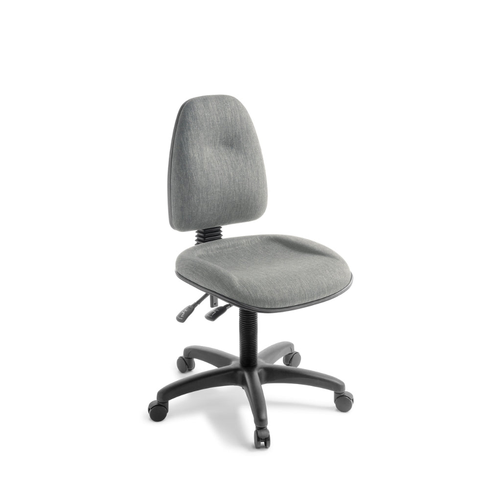 Grey heavy duty office chair