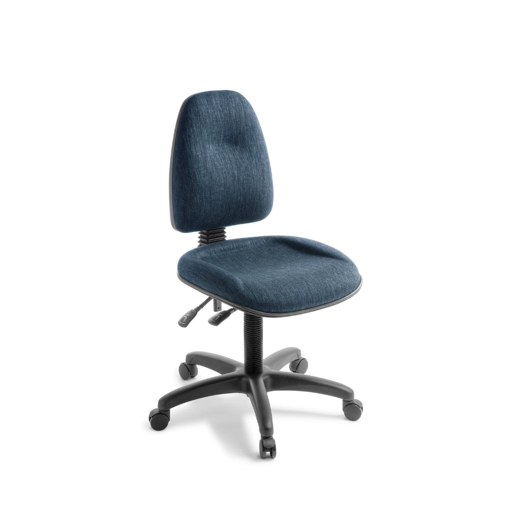 Blue heavy duty office chair