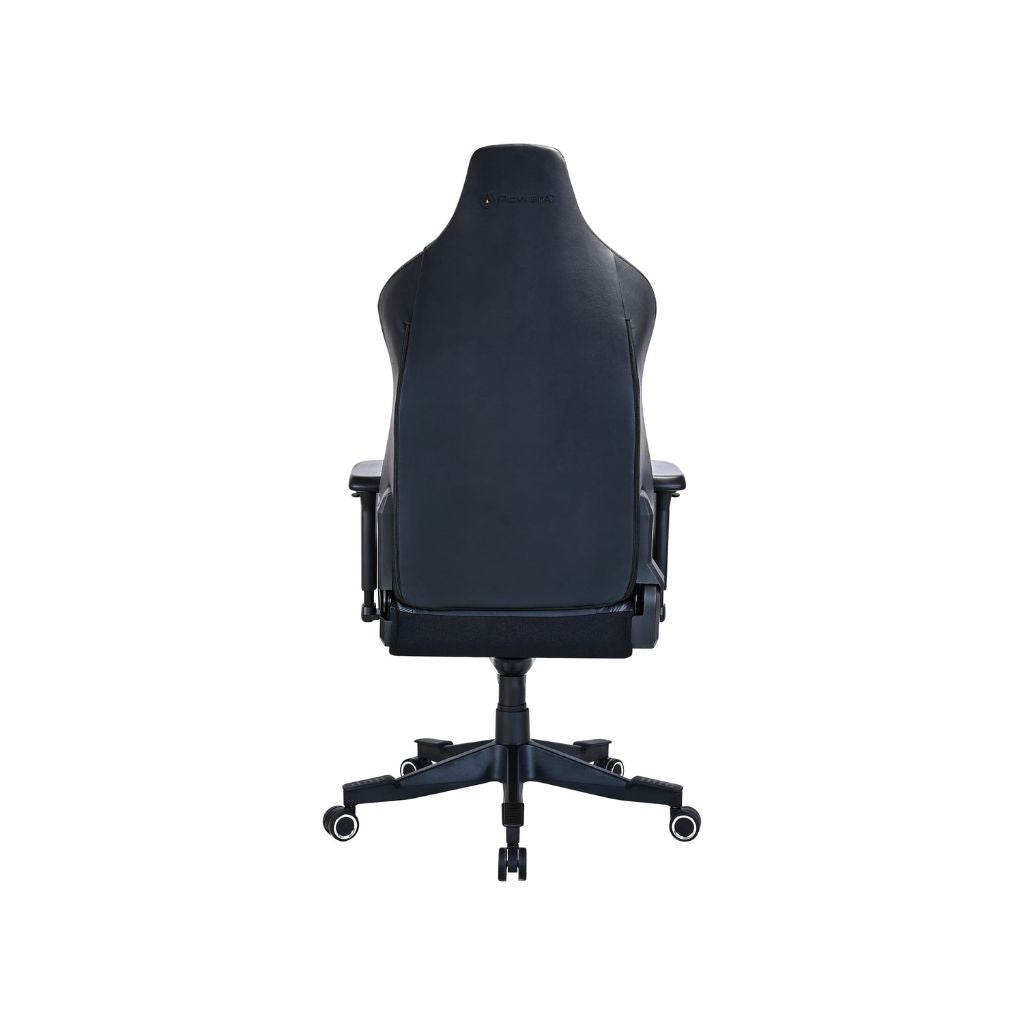 Black office chair on a white background