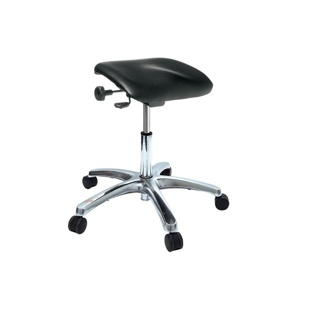 Buro Posturite Black Vinyl Stool