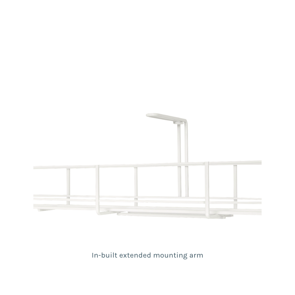 white cable basket arm extension