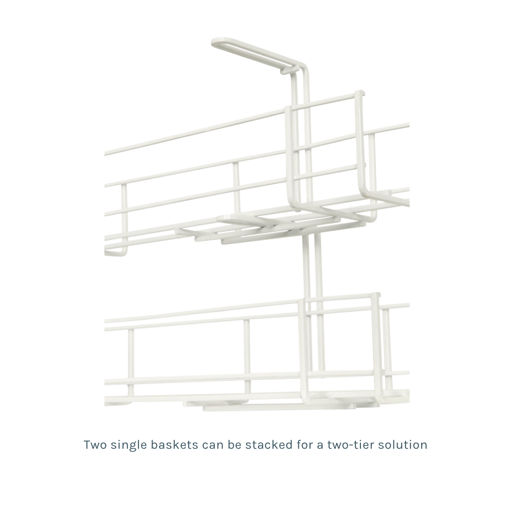 cable basket two tiered