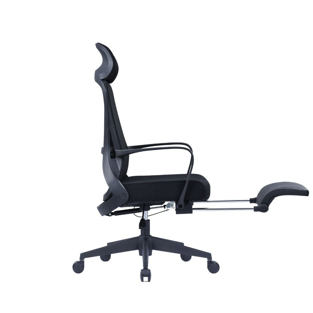 task chair with leg rest