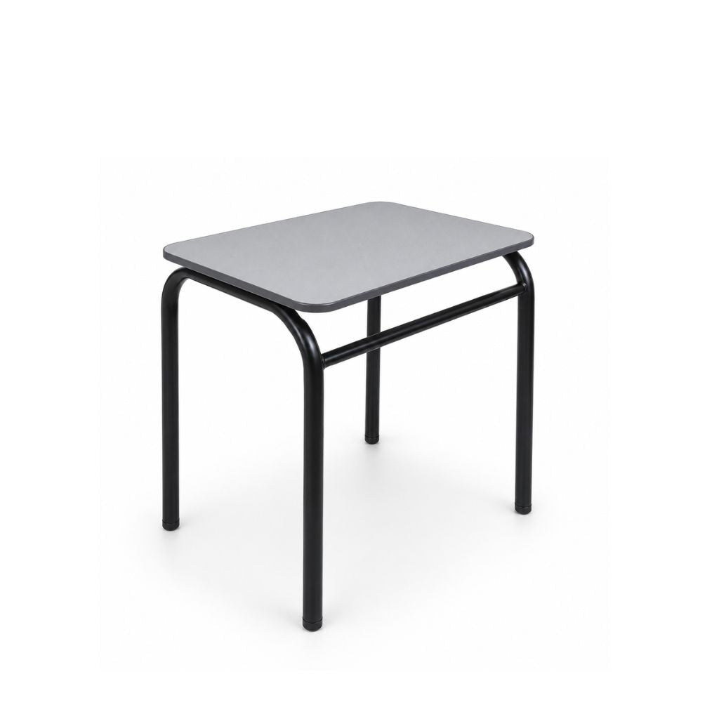 grey school desk