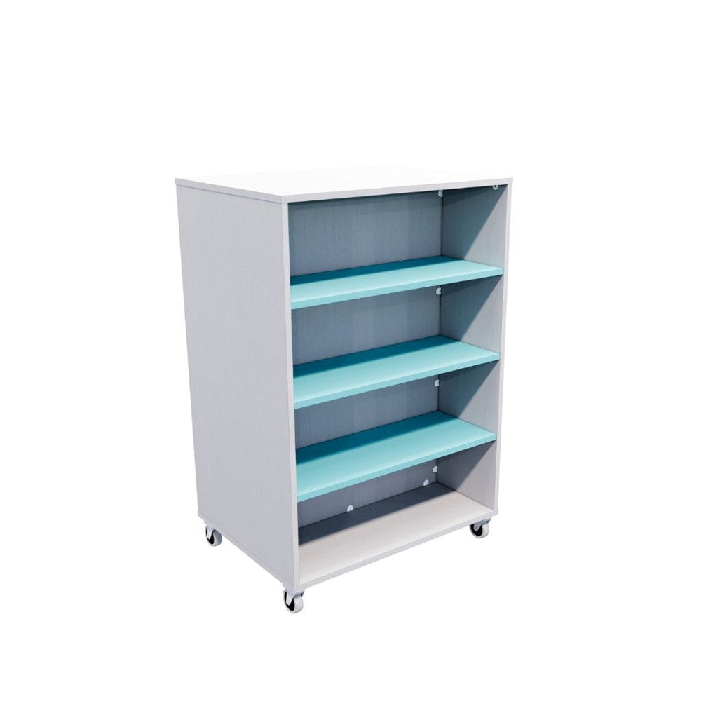 Forme Double-Sided Mobile Classroom Bookcase