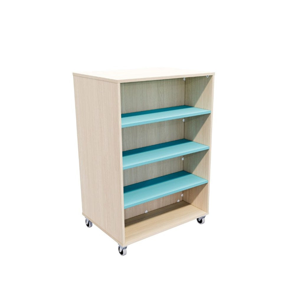 Forme Double-Sided Mobile Classroom Bookcase