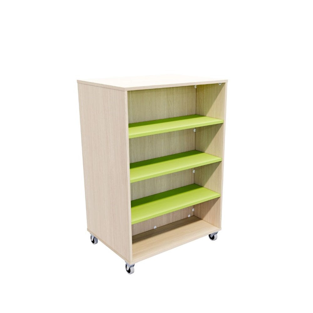 Forme Double-Sided Mobile Classroom Bookcase