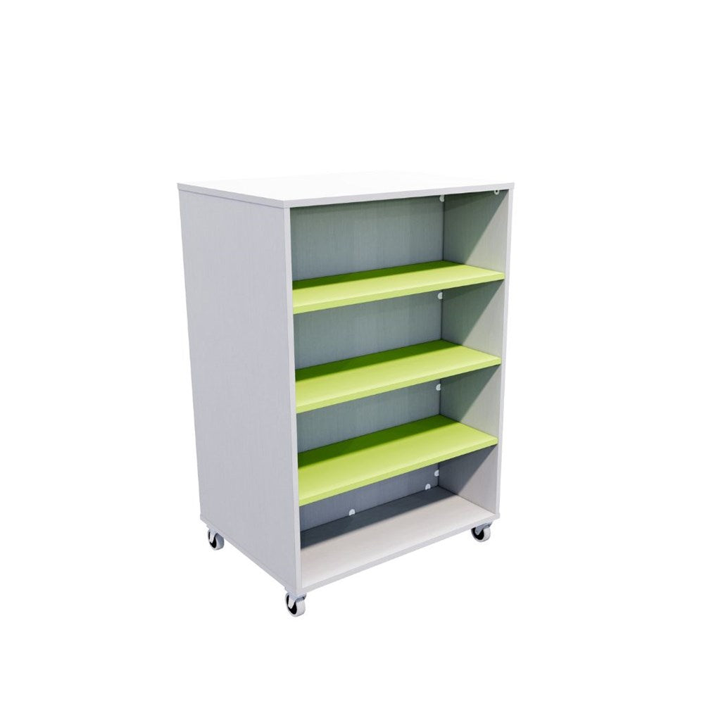 Forme Double-Sided Mobile Classroom Bookcase