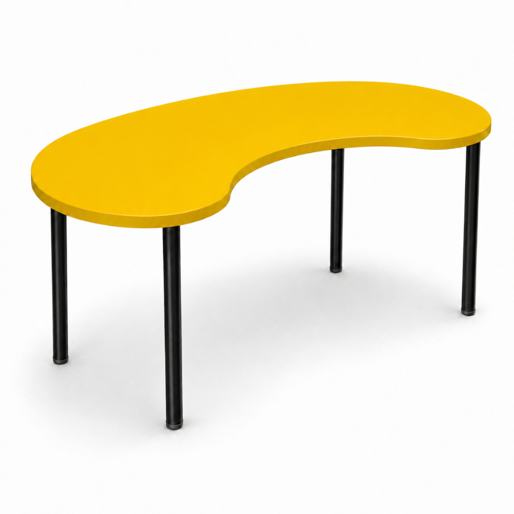 curved desk