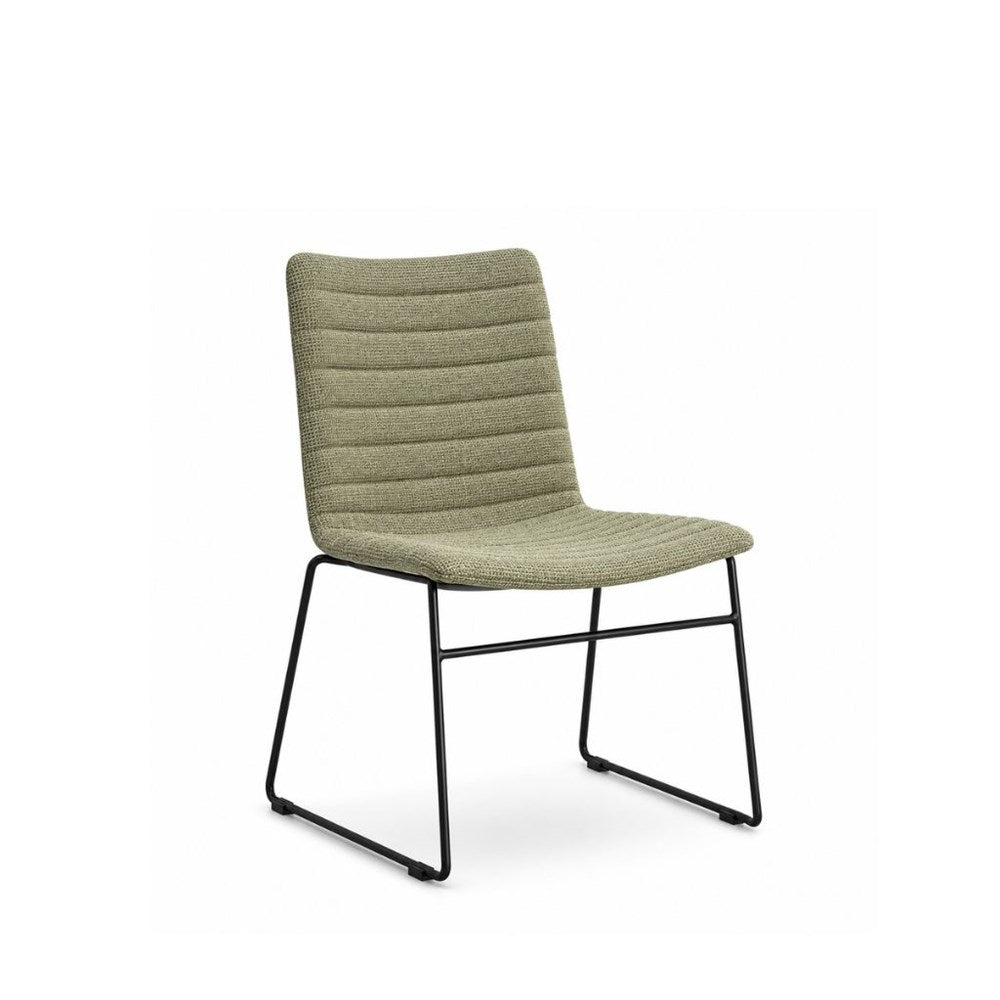 Mobel Maven Upholstered Sled Office Chair