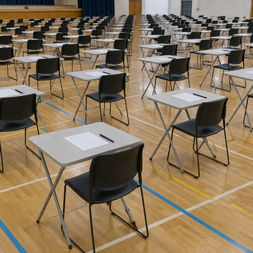 Student Folding Exam Desk