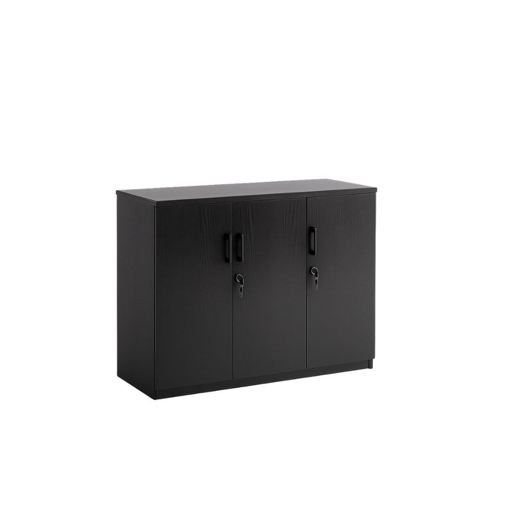 Black cabinet with two doors