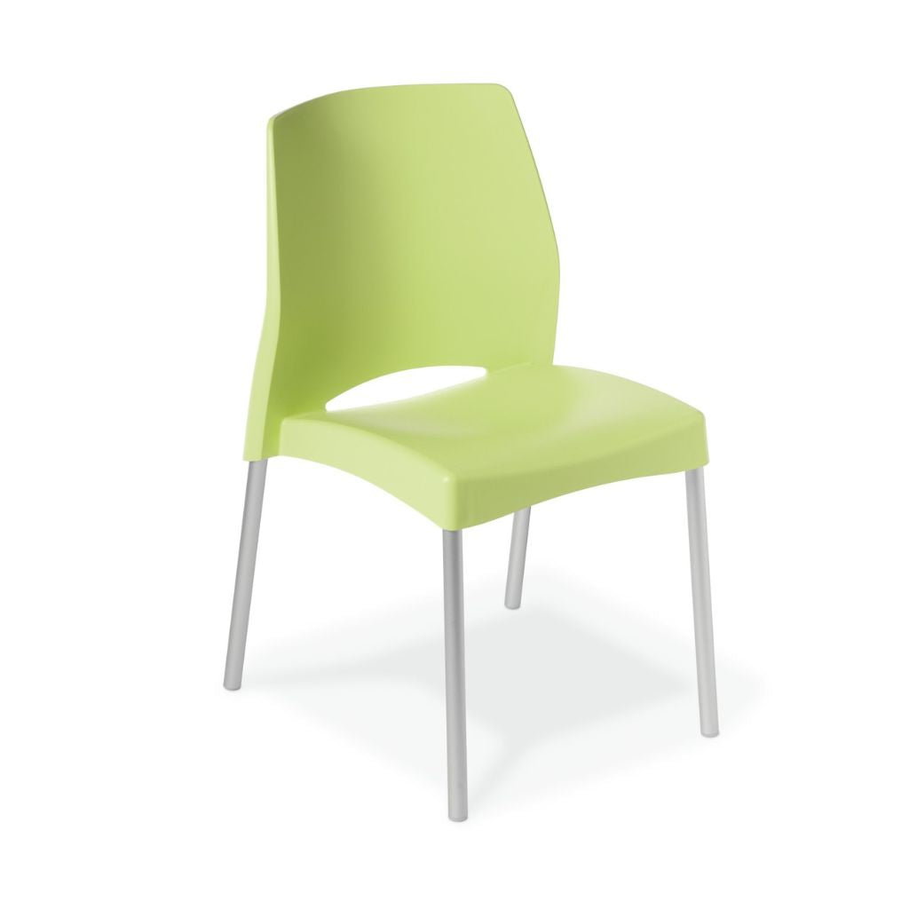 green cafe chair