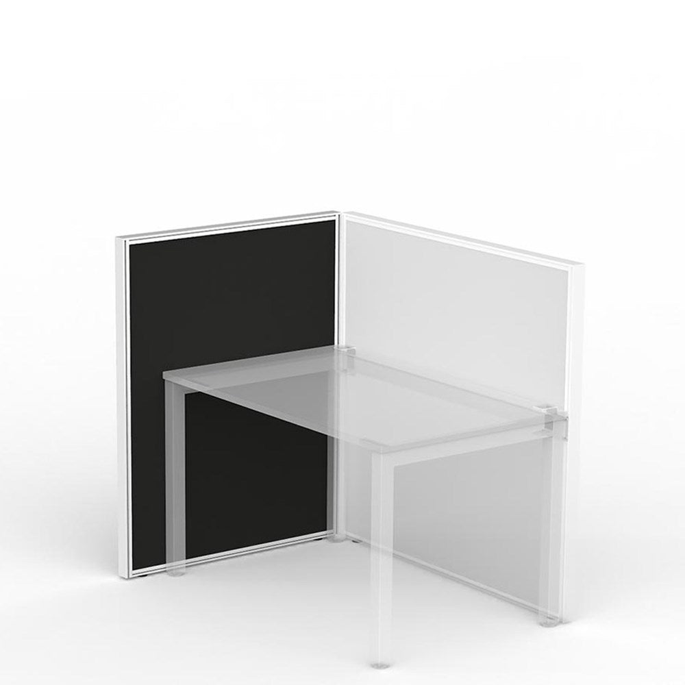 black desk privacy