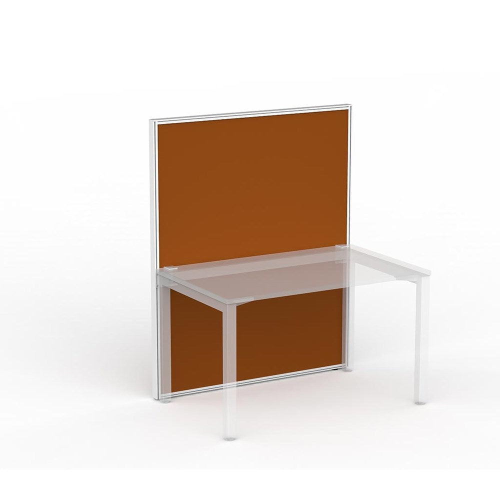 Orange free standing screen
