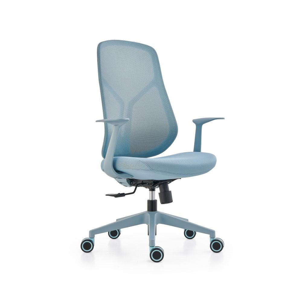 pale blue chair